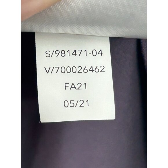 Athleta Urbanite 2.0 Top Small Purple Button Up Chest Pocket Long Sleeve *MINT - Picture 4 of 5